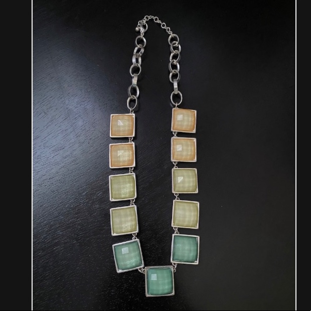 The Limited Multi Color Necklace in Silver